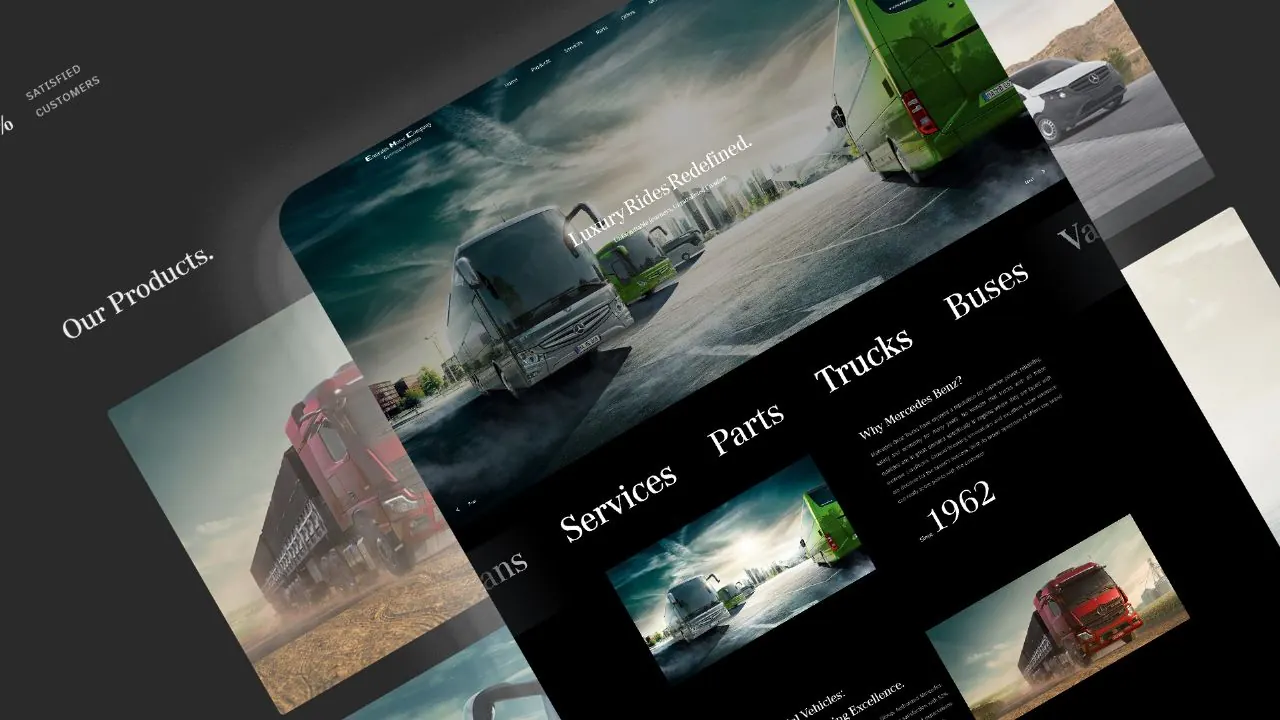 Project for Mercedes Benz EMC CV 